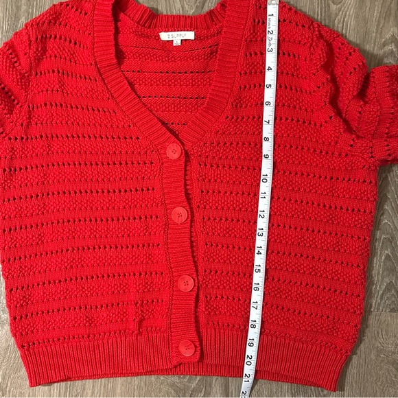 Z Supply Women's Vibrant Red Cardigan - Picture 6 of 10